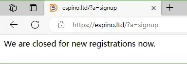 espino forbid registration