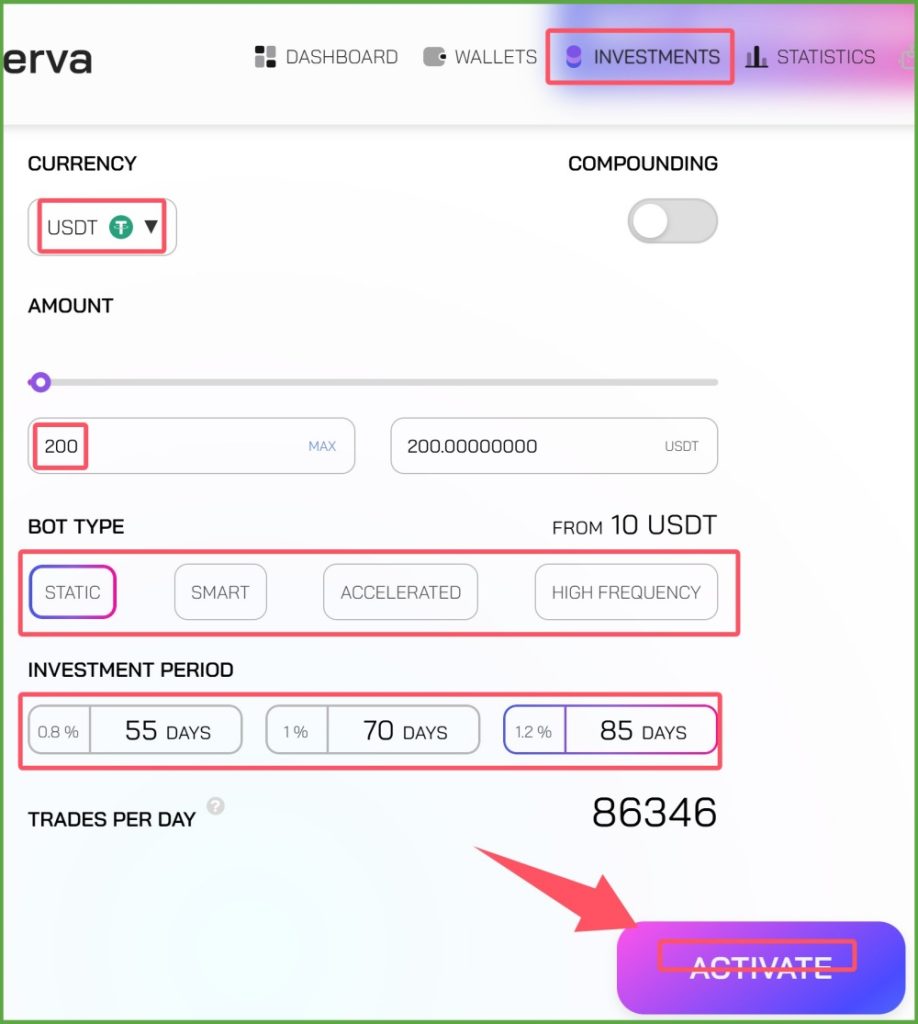 How to invest Minervabot.net